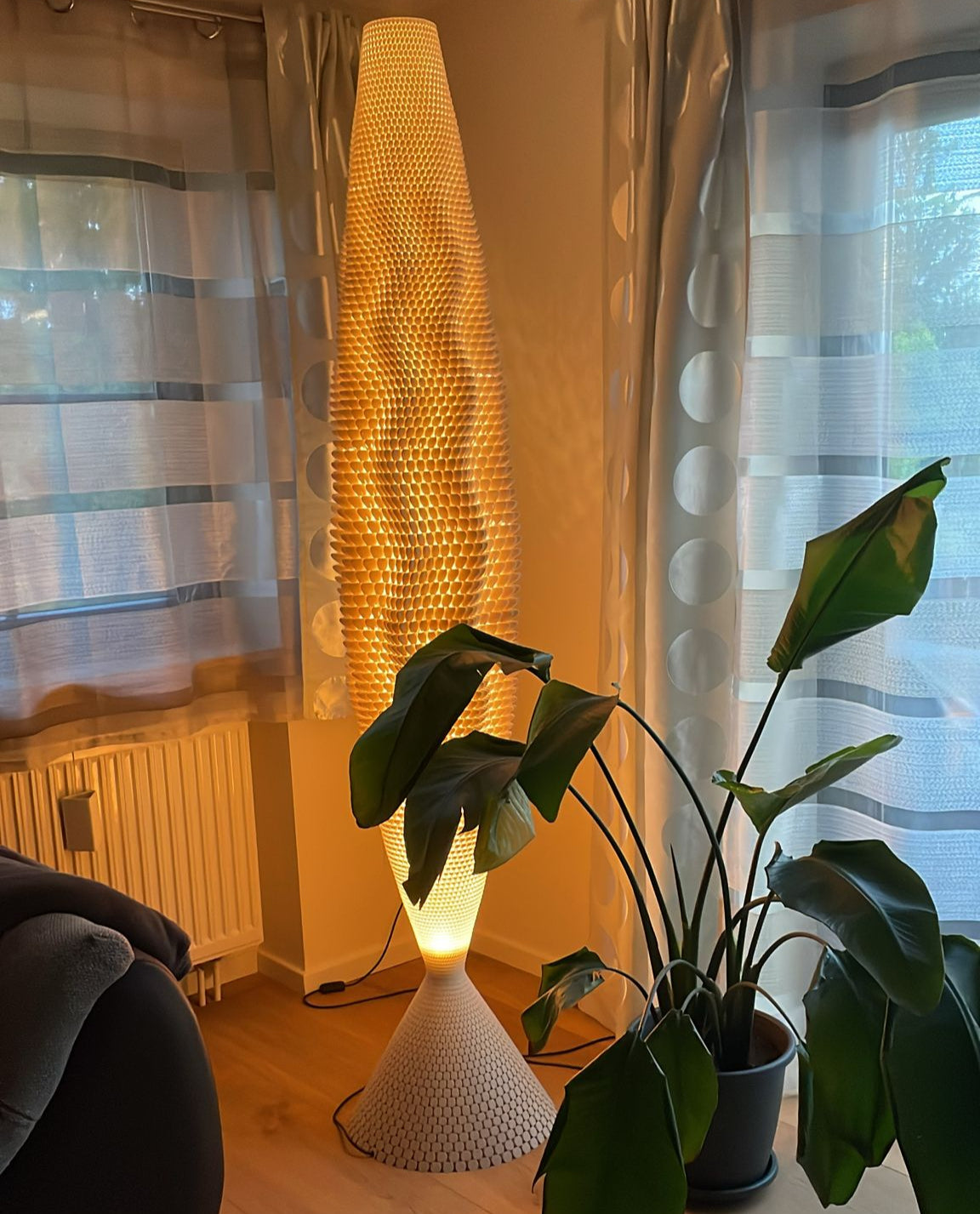 Koral XXL Leuchtskulptur 210 Flax