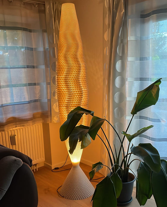 Koral XXL Leuchtskulptur 210 Flax