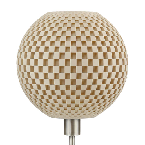 Flechtwerk Stehleuchte Kugel 30 Linen