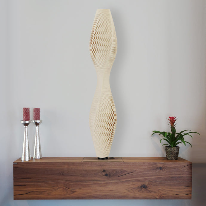 Flechtwerk Stehleuchte Lava 75 Flax